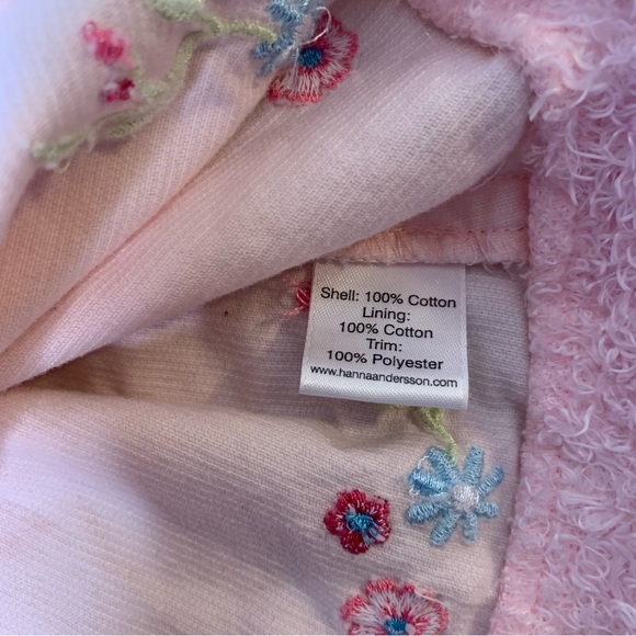 Hanna Andersson Corduroy Dress Pink Floral 5-12 months - Picture 4 of 5